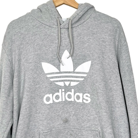 Adidas Adicolor Classic Trefoil Hoodie Sweatshirt - Picture 5 of 11